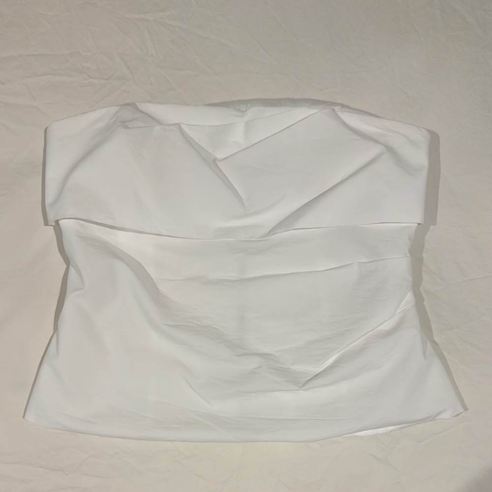 Zara Strapless White blouse